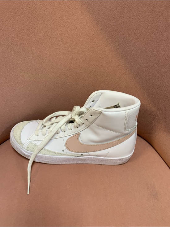 Nike Shoes - Nike blazer mid 77 White High-Top Sneaker with pink Swoosh